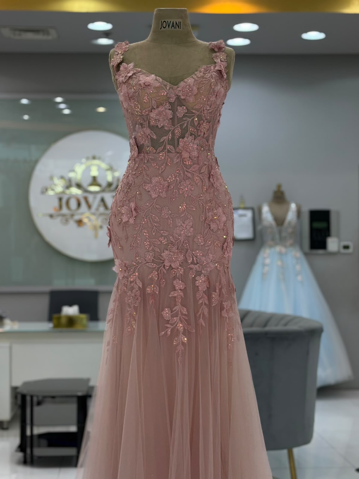 Blush Floral Mermaid