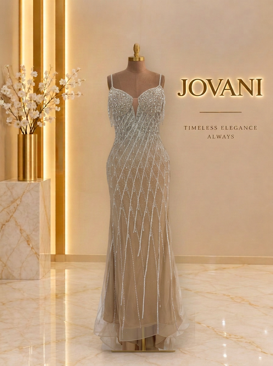 Champagne Crystal Fringe
